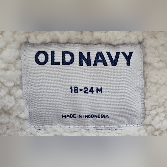 18-24mo Zip Hoodie with full "sherpa" lining - Picture 4 of 4